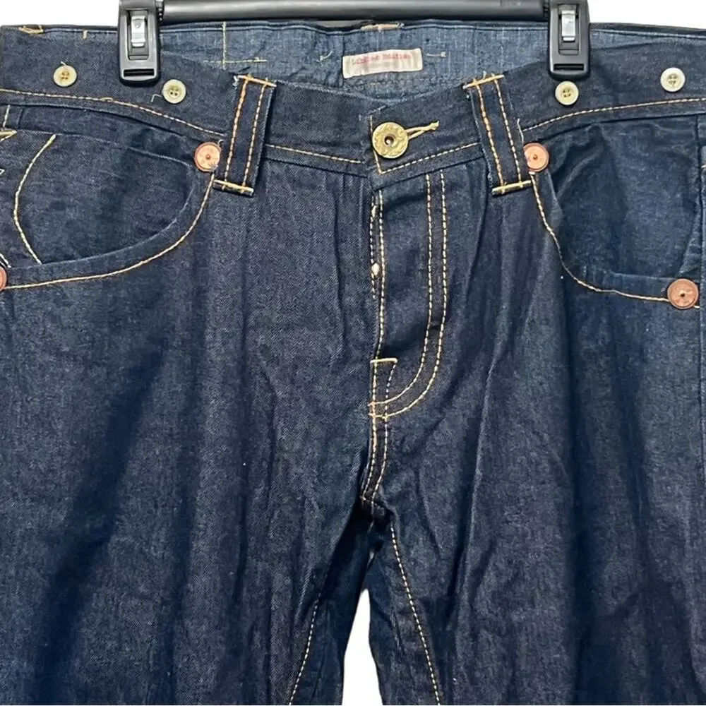 True Religion Limited Edition Button Fly Horseshoe Back Pockets Jean Men Size 36